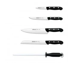 Arcos Maitre Knife Block With 4 Knives And 1 Sharpening Steel -EdgeMaster Shop arcos maitre knife block with 4 knives and 1 sharpening steel 1