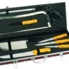 Au Nain Butcher Case With 8 Yellow-handled Tools And Accessories -EdgeMaster Shop au nain butcher case 8 tools yellow handles