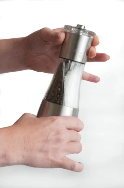BergHOFF Essentials Salt And Pepper 2 In 1 Mill - Stainless Steel -EdgeMaster Shop berghoff essentials salt and pepper 2 in 1 mill stainless steel 1