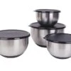 BergHOFF Essentials Set Of 4 Stainless Steel Bowls With Non-slip Base -EdgeMaster Shop berghoff essentials set 4 stainless steel bowls non slip base