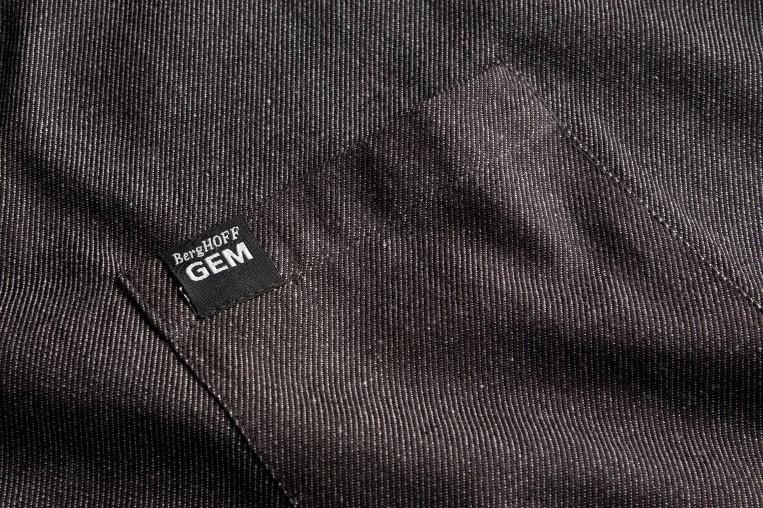 BergHOFF Gem Apron 100% Black Heathered Cotton 5 BergHOFF Gem Apron 100% Black Heathered Cotton - Image 3