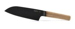 BergHOFF Ron Titan Ash Wood Santoku Knife 16cm - Black Titanium Coating -EdgeMaster Shop berghoff ron titan ash wood santoku knife 16cm black titanium coating 1