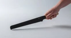 BergHOFF Ron Titan Ash Wood Bread Knife 23cm - Black Titanium Coating -EdgeMaster Shop berghoff ron titan ashwood bread knife 23cm black titanium coating 2