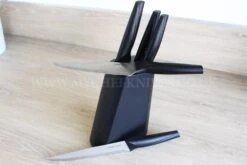 Couleur Cuisine 5-piece Knife Block Set - Black Handles -EdgeMaster Shop couleur cuisine 5 piece knife block set black handles 3