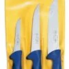 Dick Ergogrip 3-piece Butcher Knife Set - Blue Handles -EdgeMaster Shop dick ergogrip 3 piece butcher knife set blue handles
