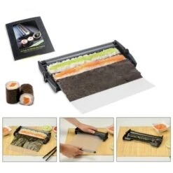 Easy Sushi - Sushi Maker 3.5cm Diameter With Traction Sheet + Recipe Book