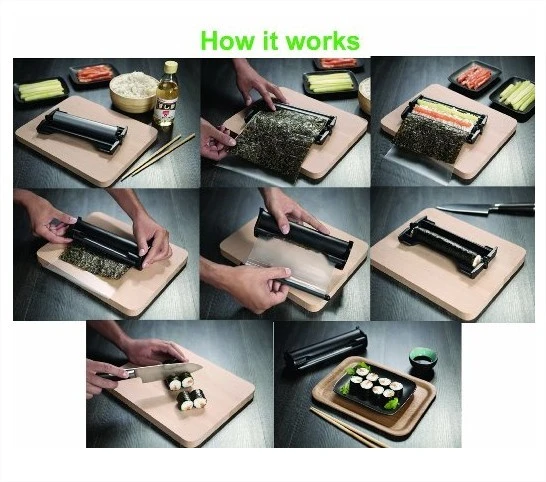 Easy Sushi - Sushi Maker 2.5cm Diameter With Traction Sheet 6 Easy Sushi - Sushi Maker 2.5cm Diameter With Traction Sheet - Image 4
