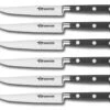 FISCHER 6-piece Steak Knife Set With Serrated Blades 11cm - Sabatier 64 -EdgeMaster Shop fischer 6 piece steak knife set serrated 11cm sabatier64
