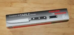 FISCHER 6-piece Steak Knife Set With Serrated Blades 11cm - Sabatier 64 -EdgeMaster Shop fischer 6 piece steak knife set serrated 11cm sabatier64 2