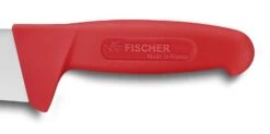 Fischer Knife Case With 7 Red Handle Butcher Knives And Accessories -EdgeMaster Shop fischer 7 piece butcher knife case red handles 4