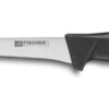 Fischer Boning Knife Straight Blade 17cm - Black Handle -EdgeMaster Shop fischer boning knife straight blade 17cm black handle