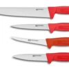 Fischer Professional 4-piece Butcher Knife Set - Red Handles -EdgeMaster Shop fischer professional 4 piece butcher knife set red handles