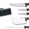 Fischer Professional Butcher Case With 4 Knives + 1 Sharpening Steel -EdgeMaster Shop fischer professional butcher case 4 knives 1 sharpening steel