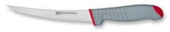 Fischer Sandvik Boning Knife Rigid Blade 13cm - Red And Grey Handle