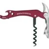 Fox Knives Vinum Corkscrew 12cm Anodized Aluminum Handle, Bordeaux -EdgeMaster Shop fox knives vinum corkscrew 12cm bordeaux handle