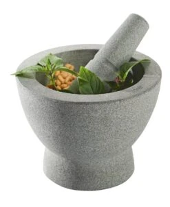 GEFU Crunchy Granite Mortar And Pestle -EdgeMaster Shop gefu crunchy granite mortar pestle 2