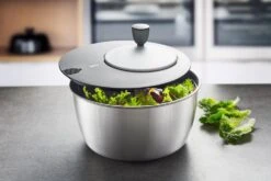 Gefu ROTARE Stainless Steel Salad Spinner 3L 8 Gefu ROTARE Stainless Steel Salad Spinner 3L -EdgeMaster Shop gefu rotare stainless steel salad spinner 3l 2