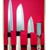 Jaku 3-piece Japanese Knife Set + 1 Sharpening Stone -EdgeMaster Shop jaku 3 piece japanese knife set 1 sharpening stone