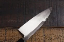 Jikko Tokusei Japanese Ajikiri Knife 12cm Nihon Steel Blade, Magnolia Wood Handle -EdgeMaster Shop jikko tokusei japanese ajikiri knife 12cm nihon steel blade magnolia handle 4