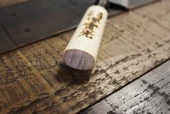 Jikko Tokusei Japanese Ajikiri Knife 12cm Nihon Steel Blade, Magnolia Wood Handle -EdgeMaster Shop jikko tokusei japanese ajikiri knife 12cm nihon steel blade magnolia handle 6