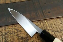 Jikko Tokusei Japanese Kaisaki Knife 12cm Nihon Steel Blade, Magnolia Wood Handle -EdgeMaster Shop jikko tokusei japanese kaisaki knife 12cm nihon steel blade magnolia handle 4