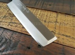 Jikko Tokusei Japanese Usuba Knife 16.5cm Nihon Steel Blade, Magnolia Wood Handle -EdgeMaster Shop jikko tokusei japanese usuba knife 16cm nihon steel blade magnolia handle 4