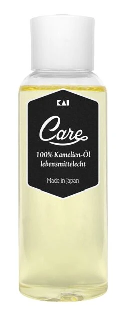 KAI Blade Care Kit: Camellia Oil + Microfiber Cloth -EdgeMaster Shop kai blade care kit camellia oil microfiber cloth 2