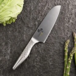 Kai Seki Shoso Japanese Santoku Knife -EdgeMaster Shop kai seki magoroku shoso santoku knife 2