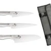 Kai Seki Shoso 3-piece Knife Set + Roll Bag -EdgeMaster Shop kai seki shoso 3 piece knife set roll bag