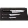 Kai Shun Classic 3-piece Knife Set With Damascus Blades -EdgeMaster Shop kai shun classic 3 piece knife set damascus blades