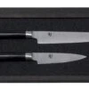 Kai Shun Classic 2-piece Knife Set: 1 Paring Knife & 1 Utility Knife -EdgeMaster Shop kai shun classic knife set 1 paring knife 1 utility knife