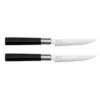KAI Wasabi Black 2-piece Steak Knife Set -EdgeMaster Shop kai wasabi black 2 piece steak knife set