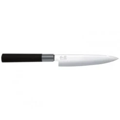 KAI Wasabi Black 3-piece Knife Set: 2 Utility Knives & 1 Santoku Knife -EdgeMaster Shop kai wasabi black 3 piece knife set 2 utility knives 1 santoku knife 3