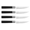 KAI Wasabi Black 4-piece Steak Knife Set 2 KAI Wasabi Black 4-piece Steak Knife Set -EdgeMaster Shop kai wasabi black 4 piece steak knife set