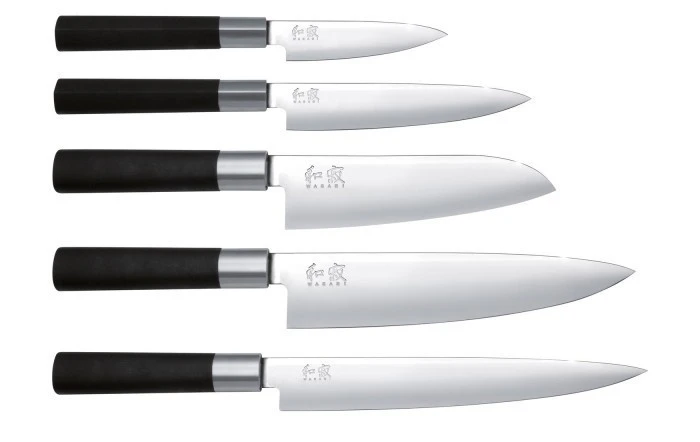 KAI Wasabi Black Knife Bag With 5 Knives EUROPE 4 KAI Wasabi Black Knife Bag With 5 Knives EUROPE - Image 2