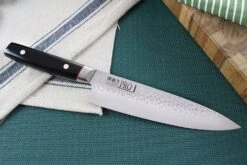 Kanetsugu Pro-J Chef Knife Hammered Blade 20cm -EdgeMaster Shop kanetsugu pro j chef knife hammered blade 20cm 2