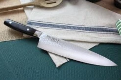 Kanetsugu Pro-J Chef Knife Hammered Blade 23cm -EdgeMaster Shop kanetsugu pro j chef knife hammered blade 23cm 4