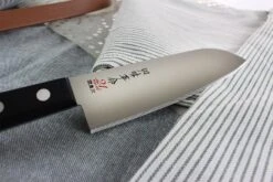 Kanetsugu Rev 21 Santoku Knife Micro-serrated Blade 13.5cm -EdgeMaster Shop kanetsugu rev 21 santoku knife micro serrated blade 13cm 7
