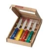 Opinel N°112 Knife Set - 4 Paring Knives 10cm With Colourful Handles -EdgeMaster Shop opinel n112 knife set 4 paring knives 10cm colourful handles