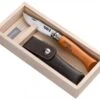 Opinel Set: Folding Knife N°08 Carbon Steel Blade 8.5cm + Sheath -EdgeMaster Shop opinel set folding knife n08 sheath