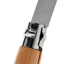 Opinel Set: Folding Knife N°08 Carbon Steel Blade 8.5cm + Sheath -EdgeMaster Shop opinel set folding knife n08 sheath 4