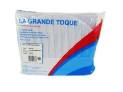 Pack Of 10 White Nonwoven Adjustable Chef's Hats 25cm -EdgeMaster Shop pack of 10 white nonwoven adjustable chefs hats 25cm 2