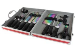 Pradel Excellence 12- Piece Knife Case - Blades With Titanium Coating 9 Pradel Excellence 12- Piece Knife Case - Blades With Titanium Coating -EdgeMaster Shop pradel excellence 12 piece knife case blades titanium coating 1