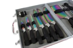 Pradel Excellence 12- Piece Knife Case - Blades With Titanium Coating 10 Pradel Excellence 12- Piece Knife Case - Blades With Titanium Coating -EdgeMaster Shop pradel excellence 12 piece knife case blades titanium coating 2