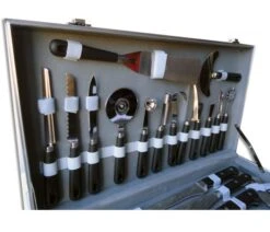 Pradel Excellence Cook's Case With 23 Kitchen Knives And Accessories -EdgeMaster Shop pradel excellence 23 piece cook case 4
