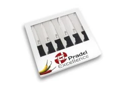 Pradel Excellence 6-piece Table Ceramic Knife Set - Black Handle