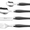 Pradel Excellence Manoir 16-Piece Cutlery Set - Black Handles -EdgeMaster Shop pradel excellence manoir 16 piece cutlery set black handles