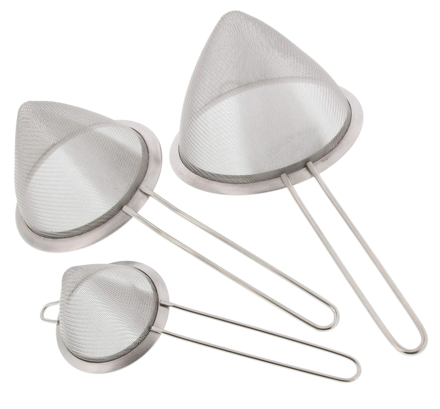 Pradel Excellence Set Of 3 Chinois Strainers - Diameters 8-12-16cm 4 Pradel Excellence Set Of 3 Chinois Strainers - Diameters 8-12-16cm - Image 2
