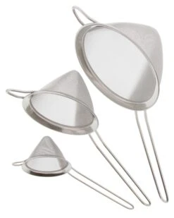 Pradel Excellence Set Of 3 Chinois Strainers - Diameters 8-12-16cm