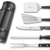 Sabatier And 32 Dumas Special BBQ 5-piece Tool Set With Roll Bag 1 Sabatier And 32 Dumas Special BBQ 5-piece Tool Set With Roll Bag -EdgeMaster Shop sabatier 32 dumas special bbq 5 piece tool set roll bag